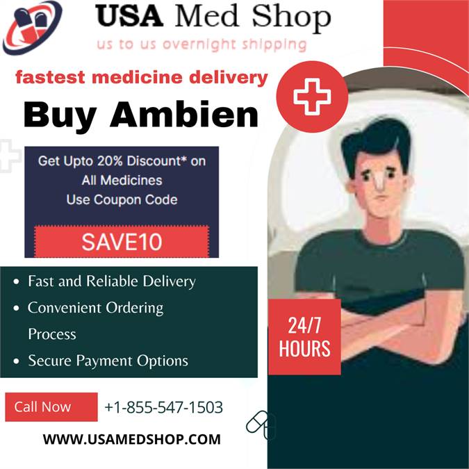 Buy Ambien(Zolpidem) drug Online Overnight In Just 8 Hours